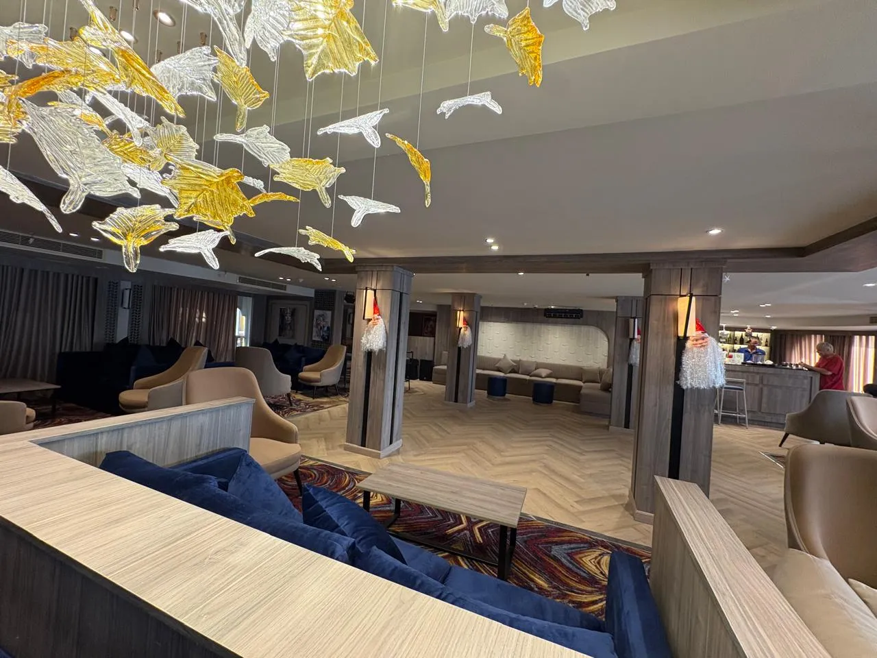 Lounge aboard the Royal Liberty Nile cruise
